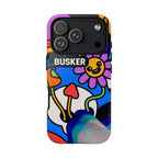 Colorful Phone Case, Cute Phone Accessories, Gift for Music Lovers, Fun Tech Gear, Unique Floral Design Case