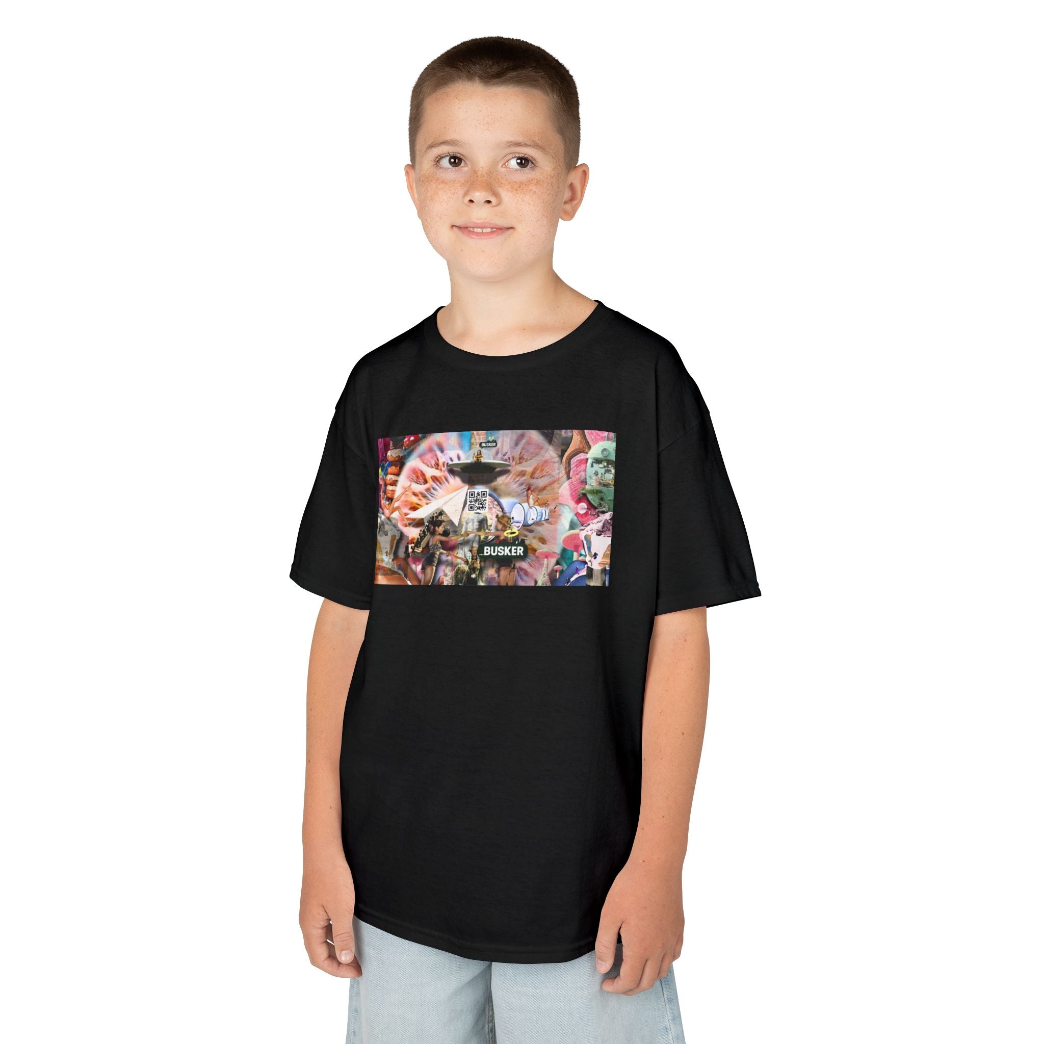 Colorful Kids Graphic Tee - Fun & Stylish Wear for Young Explorers