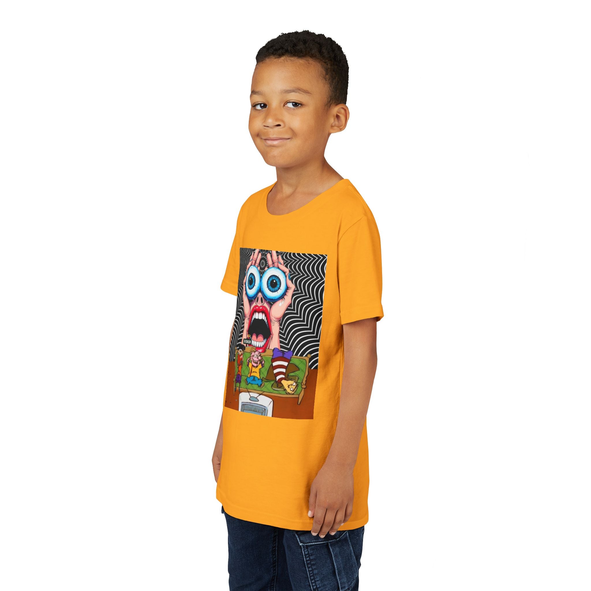 Youth Graphic Tee, Fun and Quirky Design for Creative Kids, Perfect for Birthdays, Everyday Wear, or Art Lovers
