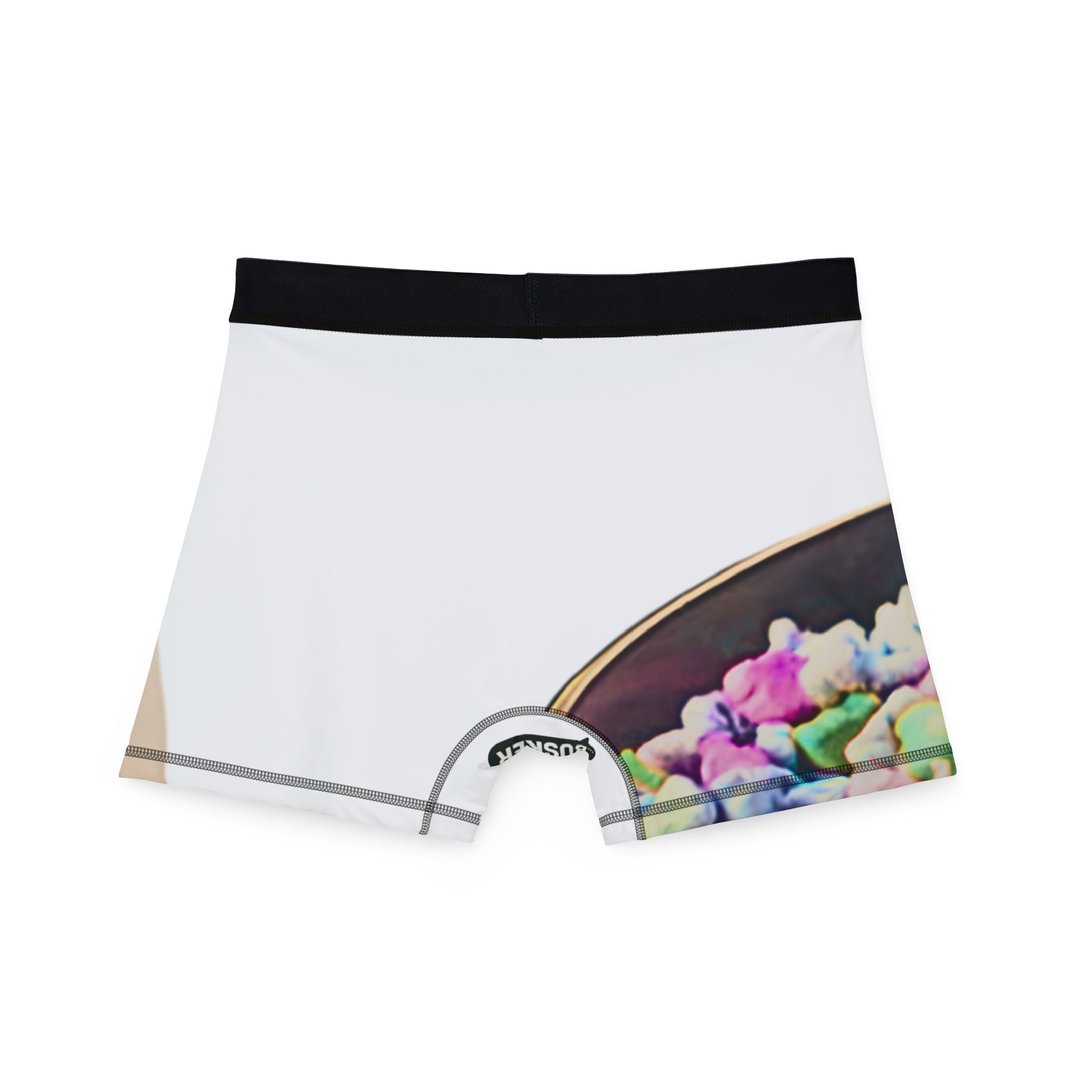 Fun Men's Boxers, Colorful Donut Print Underwear, Unique Gift for Him, Comfortable AOP Boxer Shorts, Quirky Men's Loungewear