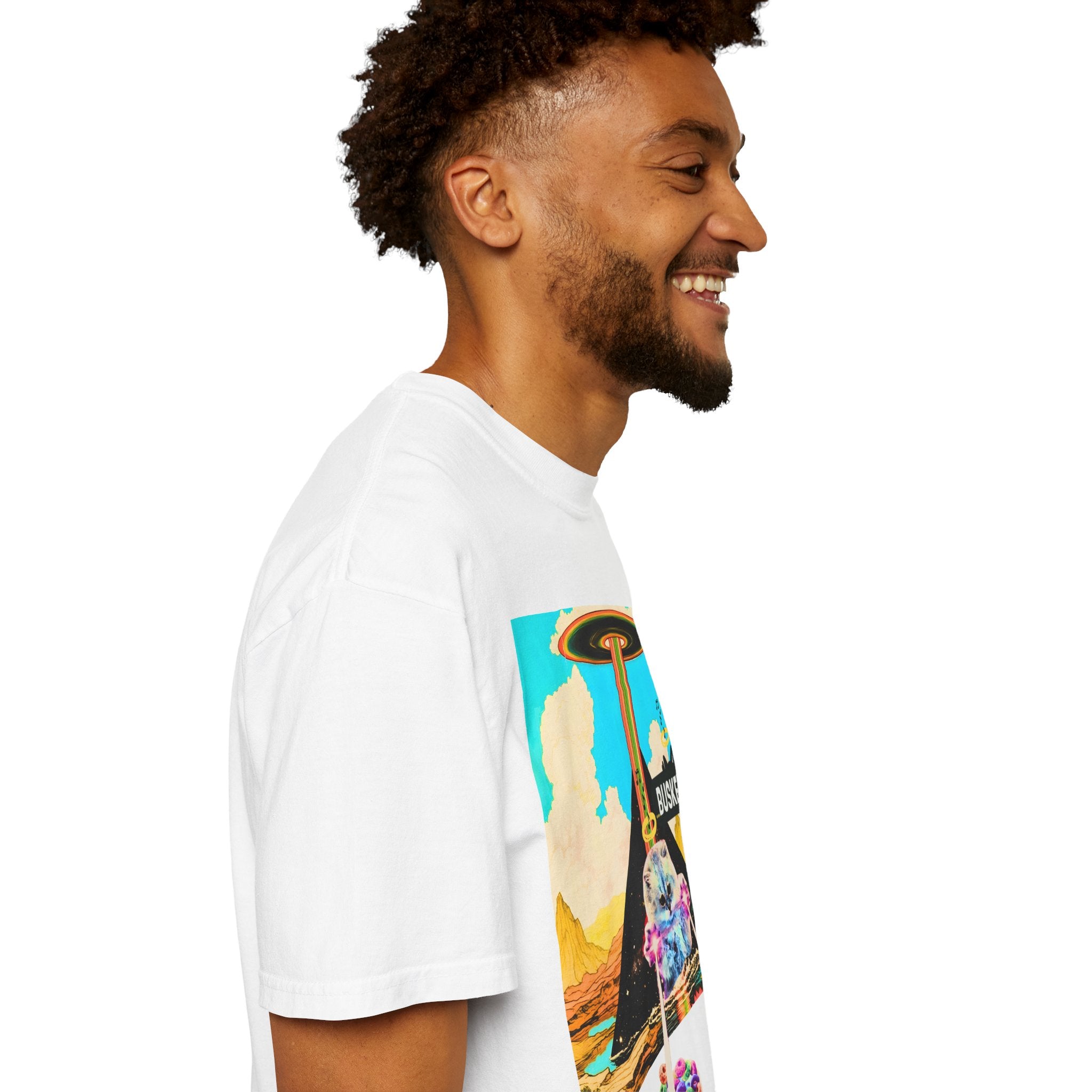 Busker Vibe Unisex T-shirt - Graphic Tee for Music Lovers, Festival Wear, Street Wear, Vintage Style, Unique Gift Idea