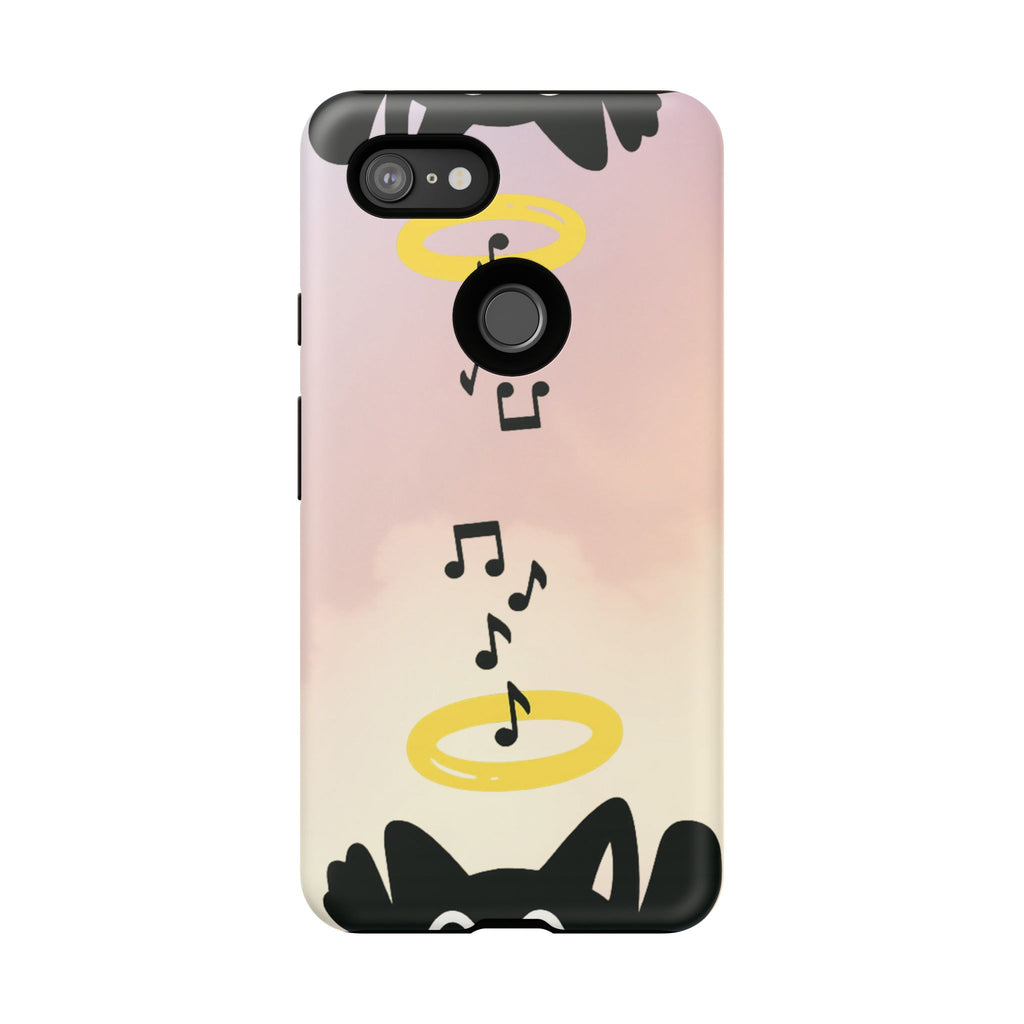 Cute Animal Phone Case, Tough Phone Cover for Pet Lovers, Gifts for Birthdays, Holidays, Music Lovers, Fun Tech Accessories