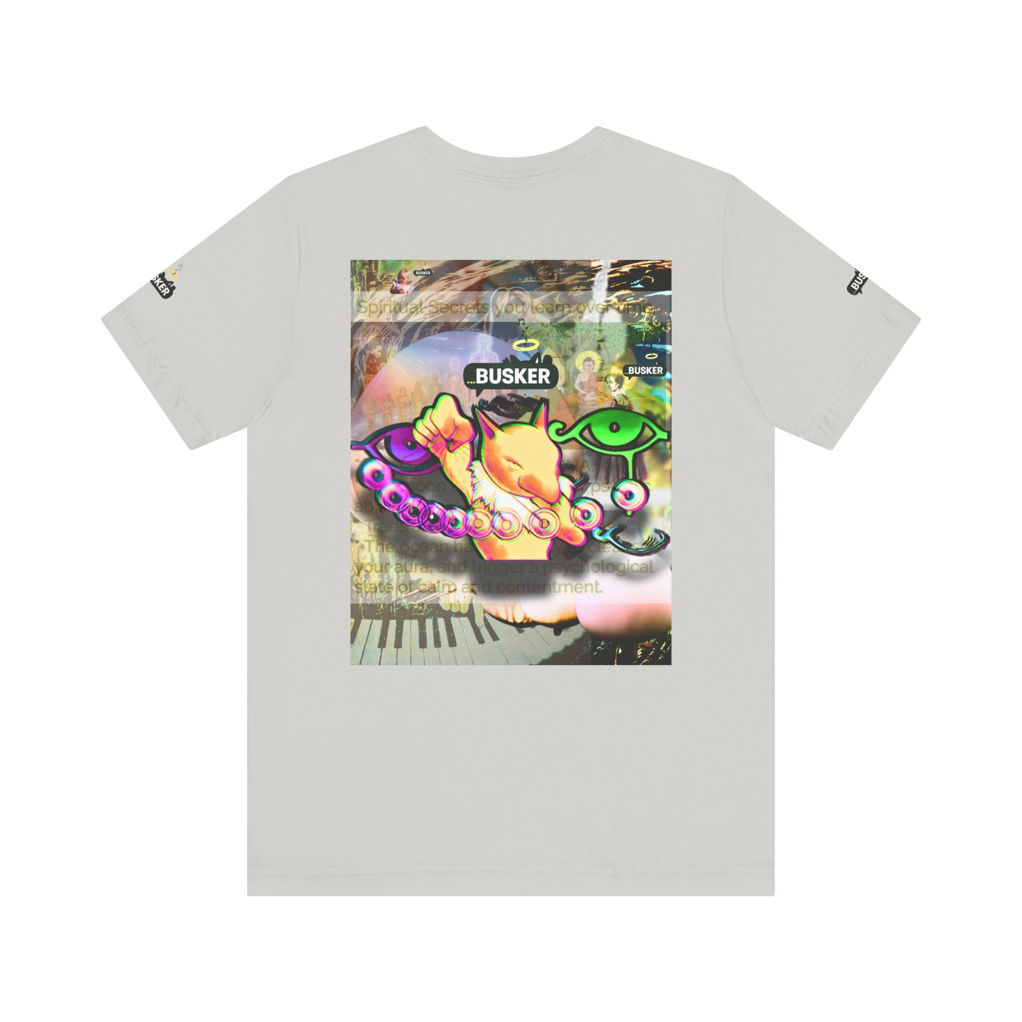 Vibrant Busker Art Tee for Creative Souls