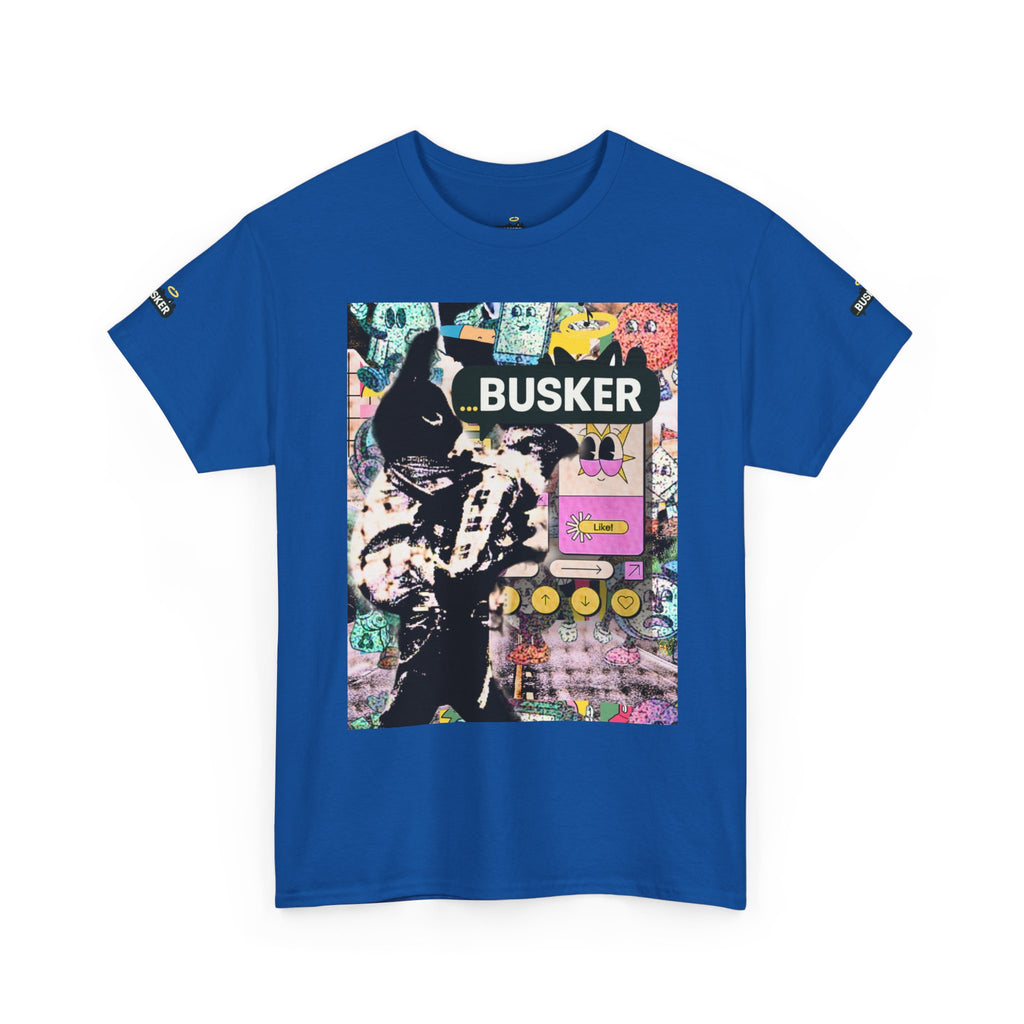 Grunge Art Busker Unisex Heavy Cotton Tee