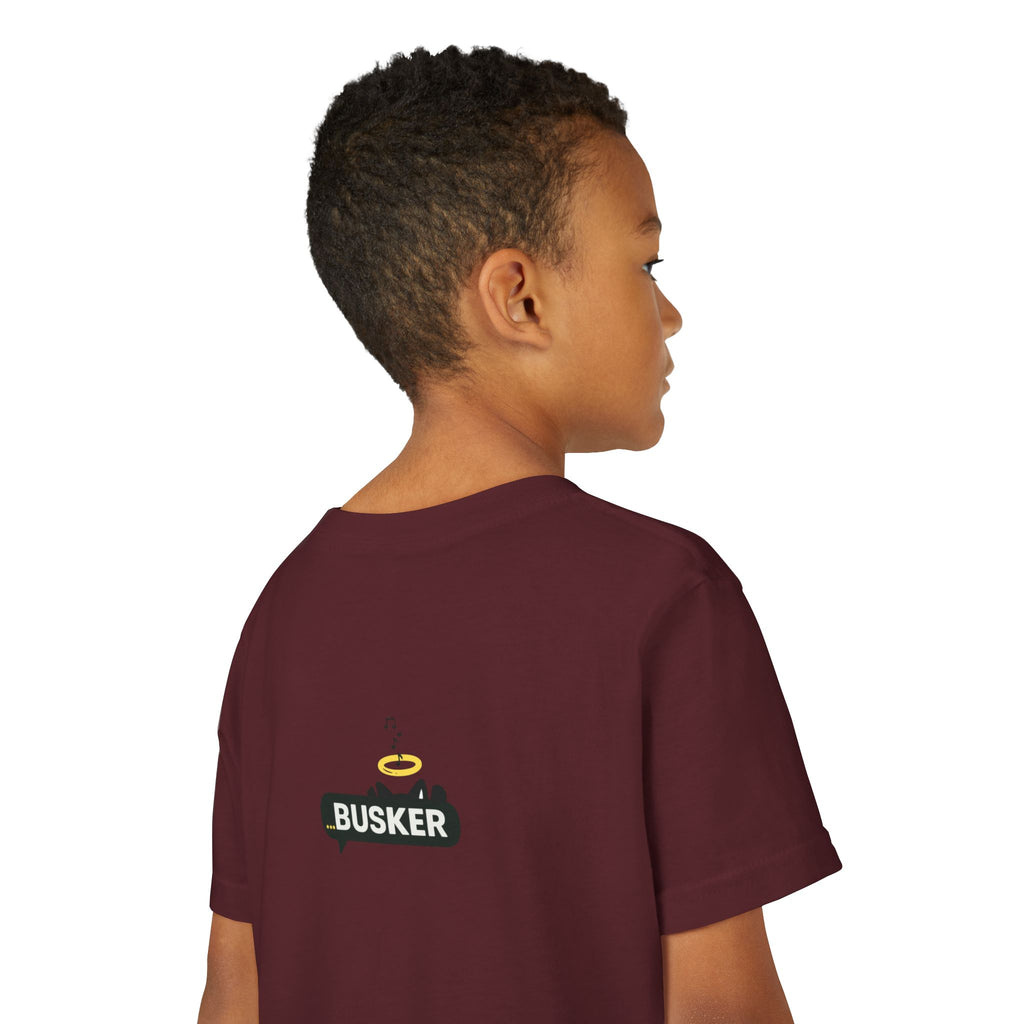 Colorful Youth Short Sleeve Tee, Fun Summer Shirt, Trendy Kids Clothing, Gift for Young Musicians, Cool Casual Wear, Birthday Present