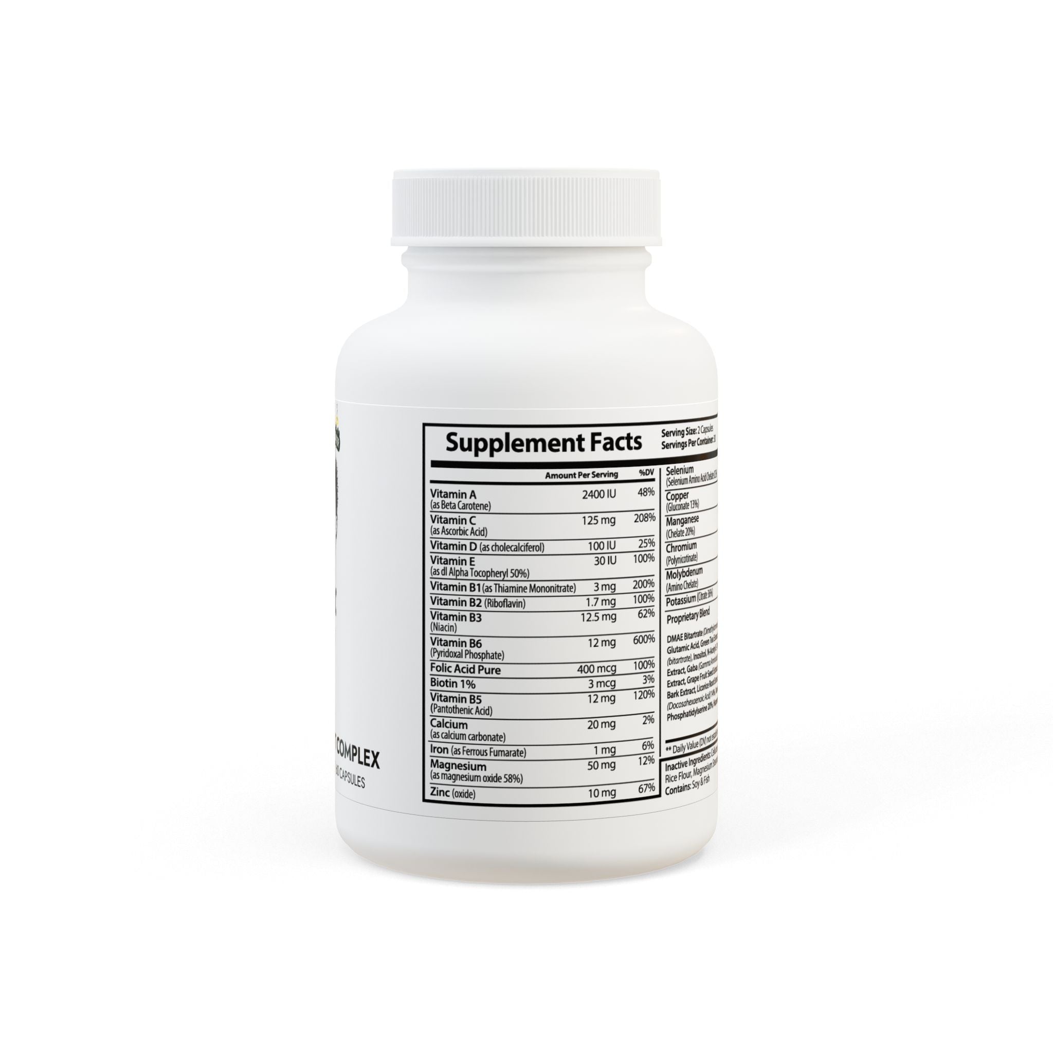 Brain Support Complex Supplement (60 Capsules)