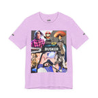 Busker Vibe Unisex Tee - Music & Art Collage Design