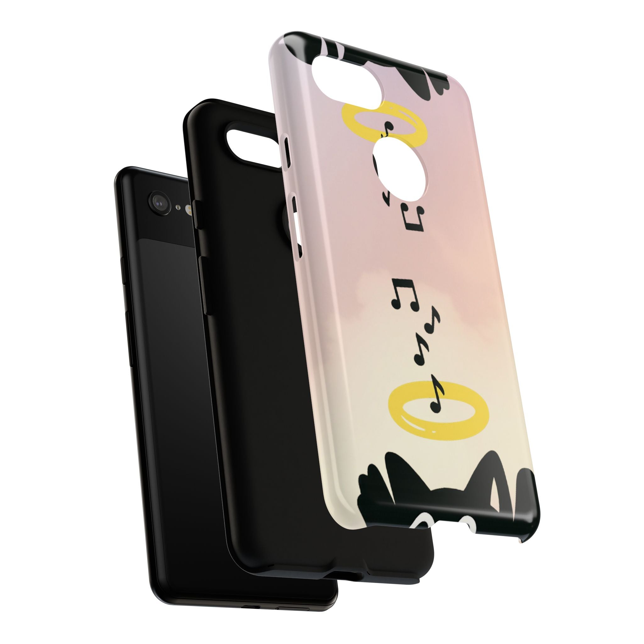 Cute Animal Phone Case, Tough Phone Cover for Pet Lovers, Gifts for Birthdays, Holidays, Music Lovers, Fun Tech Accessories