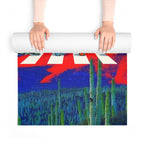 Colorful Foam Yoga Mat for Mindfulness & Fitness, Meditation Mat, Unique Exercise Mat, Yoga Gifts, Home Workout Gear