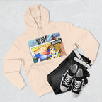 Three-Panel Fleece Hoodie