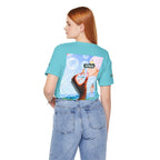 Busker Vibe Unisex Jersey Tee – Colorful Artistic Design for Summer Fun