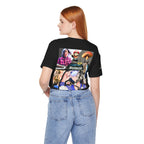 Busker Vibe Unisex Tee - Music & Art Collage Design