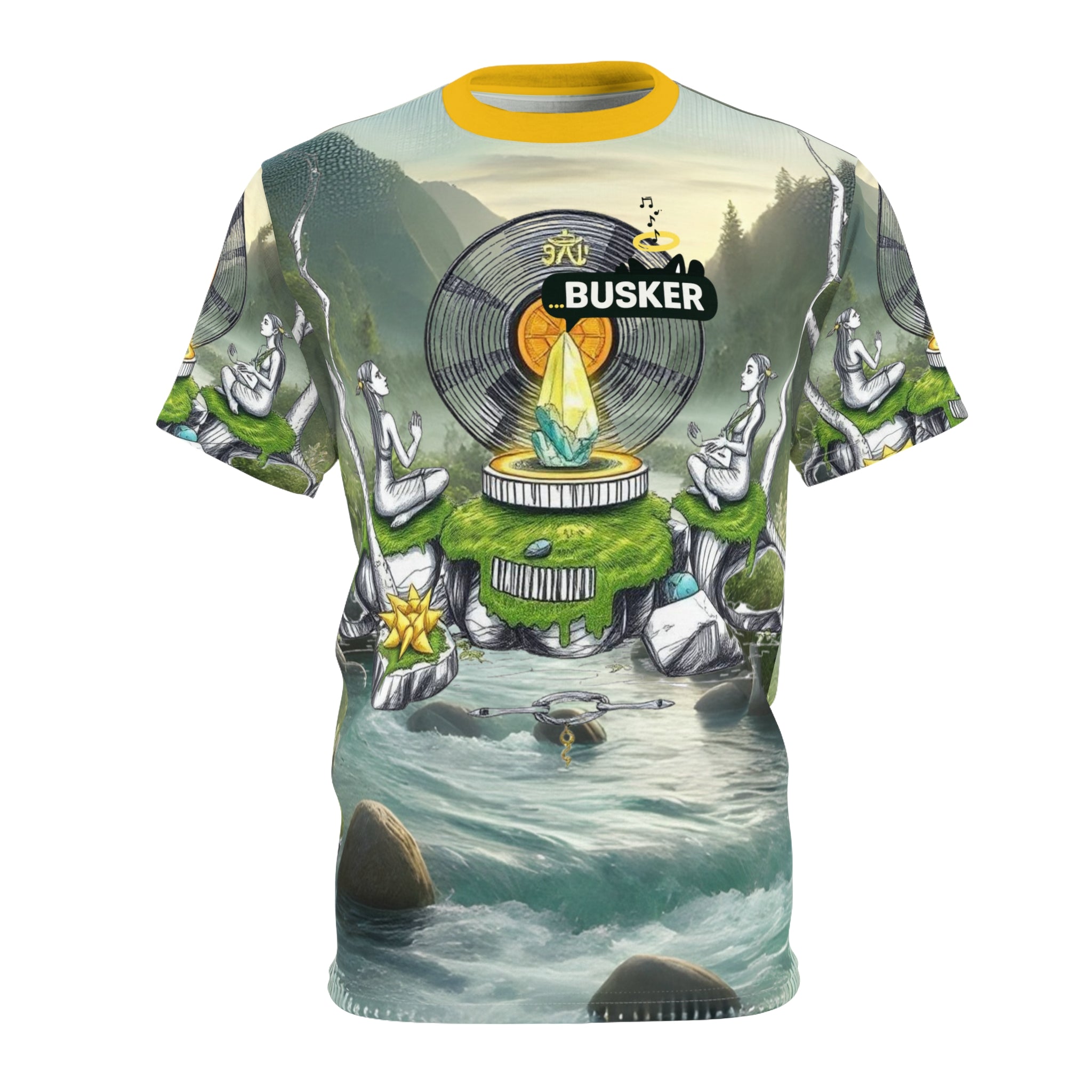 Vibrant Unisex Graphic Tee for Music Lovers, Artistic T-Shirt, Festival Wear, Unique Gift for Friends, Casual Summer Style