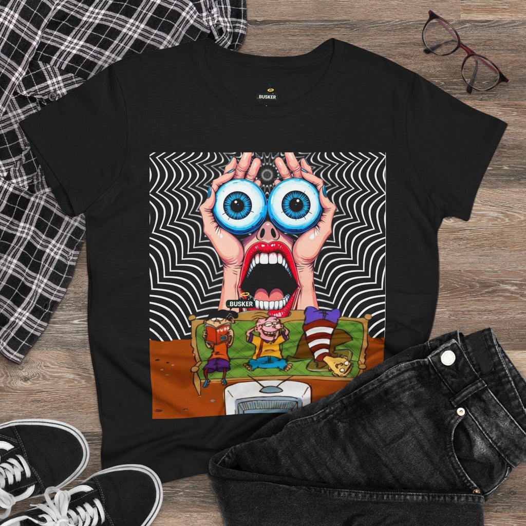 Whimsical Graphic Tee for Creative Souls, Playful Shirt, Art Lover Gift, Unique Cotton T-Shirt, Funny Fashion