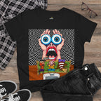 Whimsical Graphic Tee for Creative Souls, Playful Shirt, Art Lover Gift, Unique Cotton T-Shirt, Funny Fashion