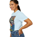 Vibrant Busker T-Shirt, Unisex Graphic Tee, Street Art Inspired Apparel, Casual Wear, Summer Festival Clothing