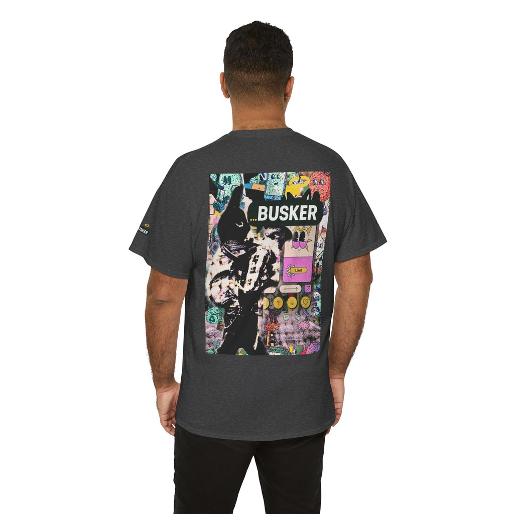 Grunge Art Busker Unisex Heavy Cotton Tee