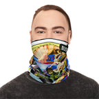 Colorful Winter Neck Gaiter with Drawstring - Trendy Outdoor Fashion