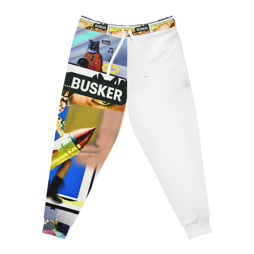 Vibrant Graphic Athletic Joggers