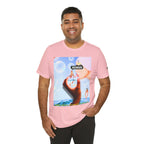 Busker Vibe Unisex Jersey Tee – Colorful Artistic Design for Summer Fun