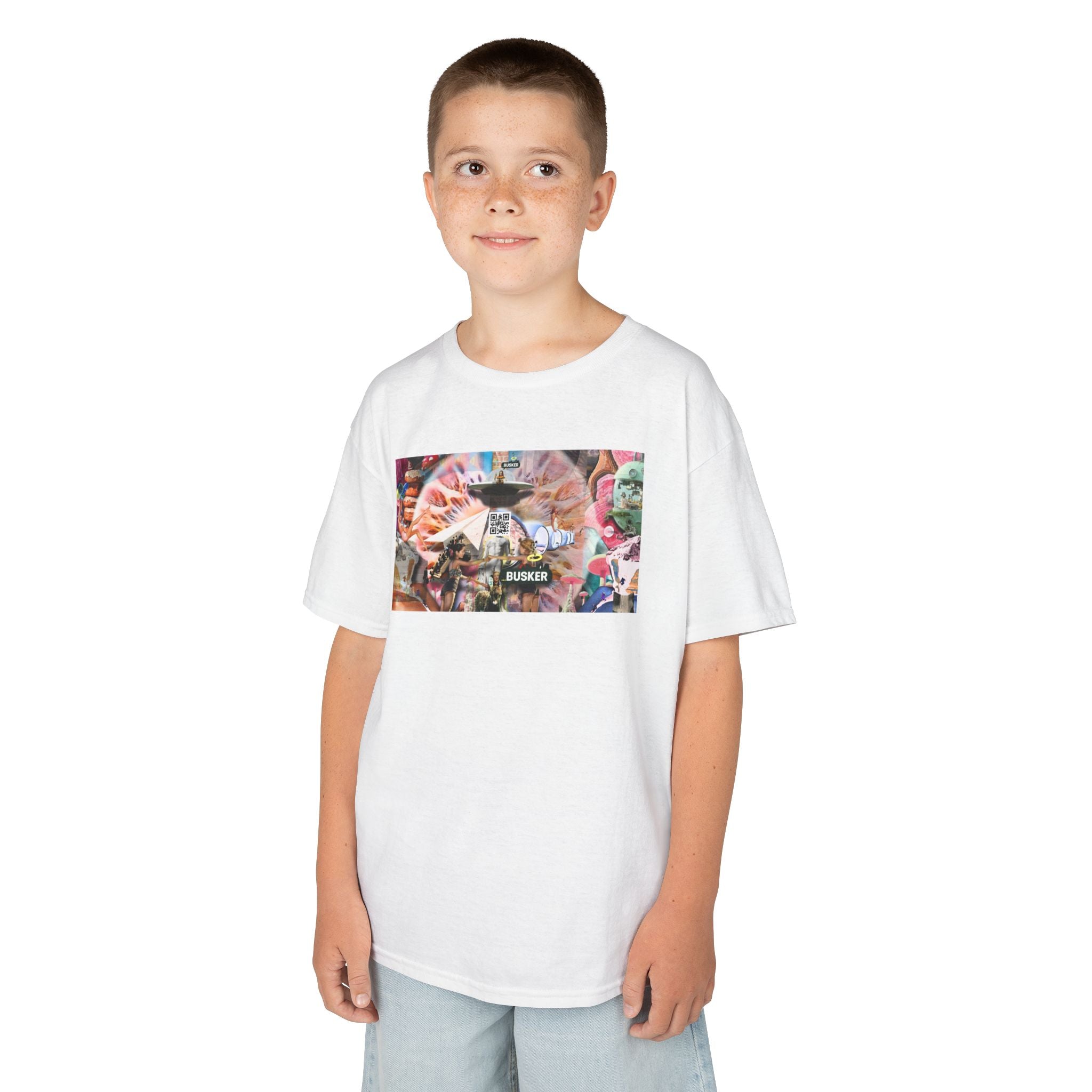 Colorful Kids Graphic Tee - Fun & Stylish Wear for Young Explorers