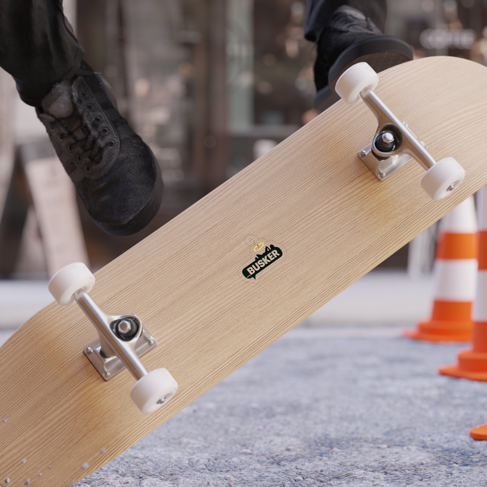 Copy of Busker Die-Cut Transparent Outdoor Sticker - Perfect for Decor, Gifts, Festivals, Musicians, and Car Enthusiasts