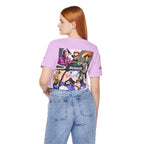 Busker Vibe Unisex Tee - Music & Art Collage Design