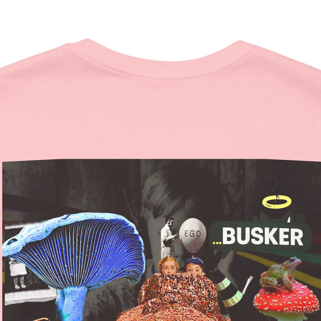 Creative Unisex Graphic Tee - 'I Don't Think' Busker Design