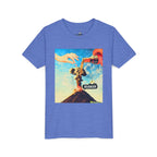 Busker Youth Short Sleeve Tee, Fun Summer Tee, Music Lover Gift, Kids Graphic T-Shirt, Festival Outfit, Creative Gift Idea