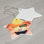 Ceramic Star Ornament, Whimsical 'Busker' Design for Home Decor, Holiday Gift, Tree Decoration, Unique Keepsake, Perfect for [...]