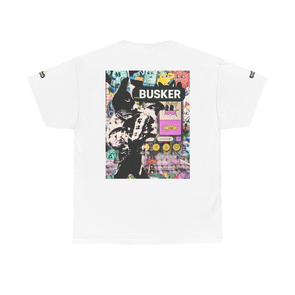 Grunge Art Busker Unisex Heavy Cotton Tee