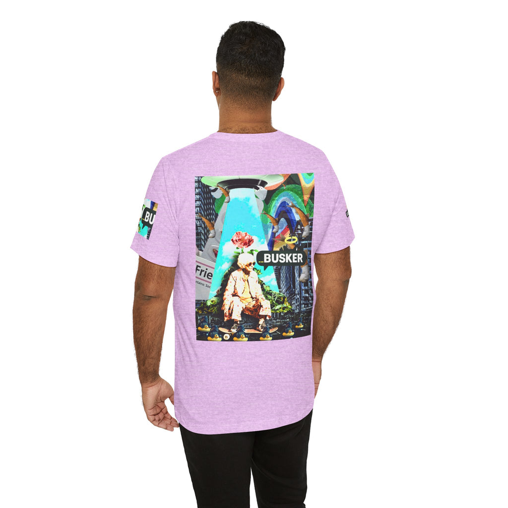 Street Art Busker Tee - Unisex Graphic Short Sleeve Shirt