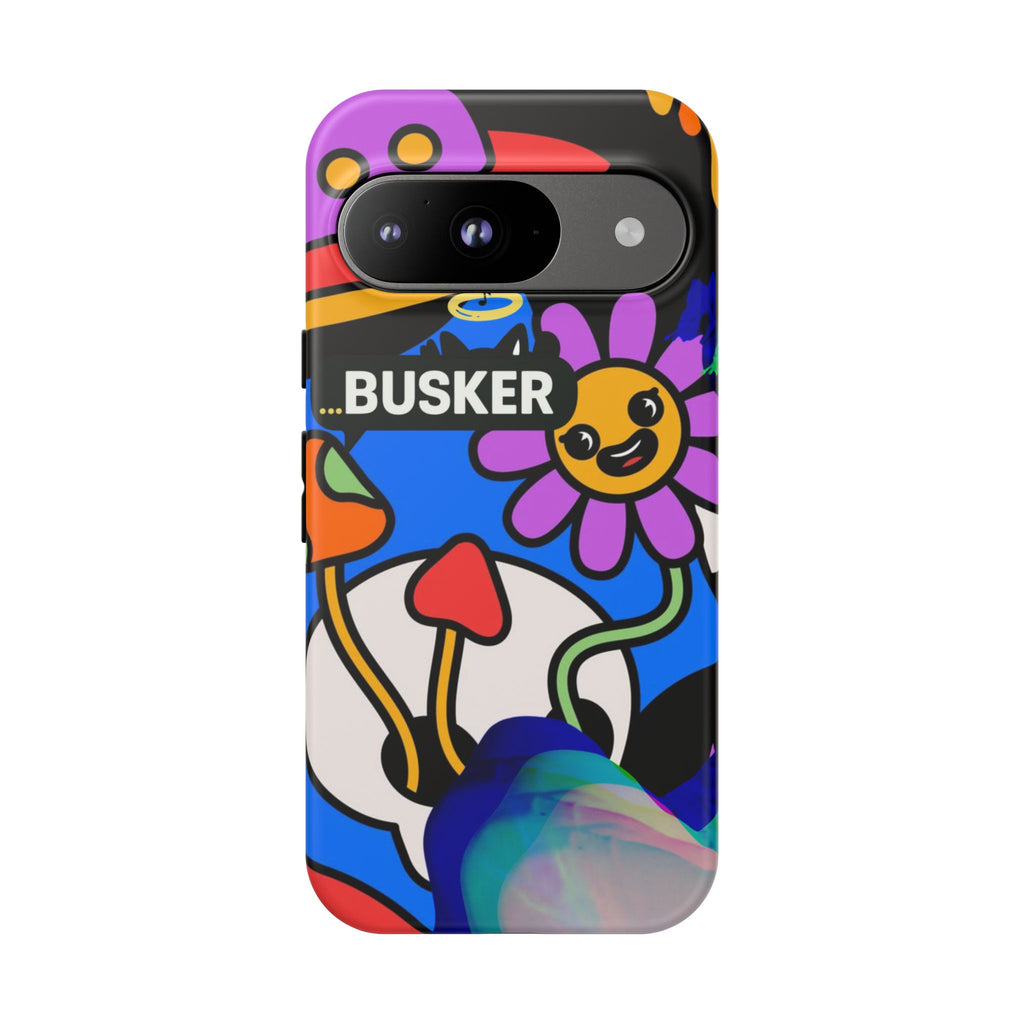 Colorful Phone Case, Cute Phone Accessories, Gift for Music Lovers, Fun Tech Gear, Unique Floral Design Case