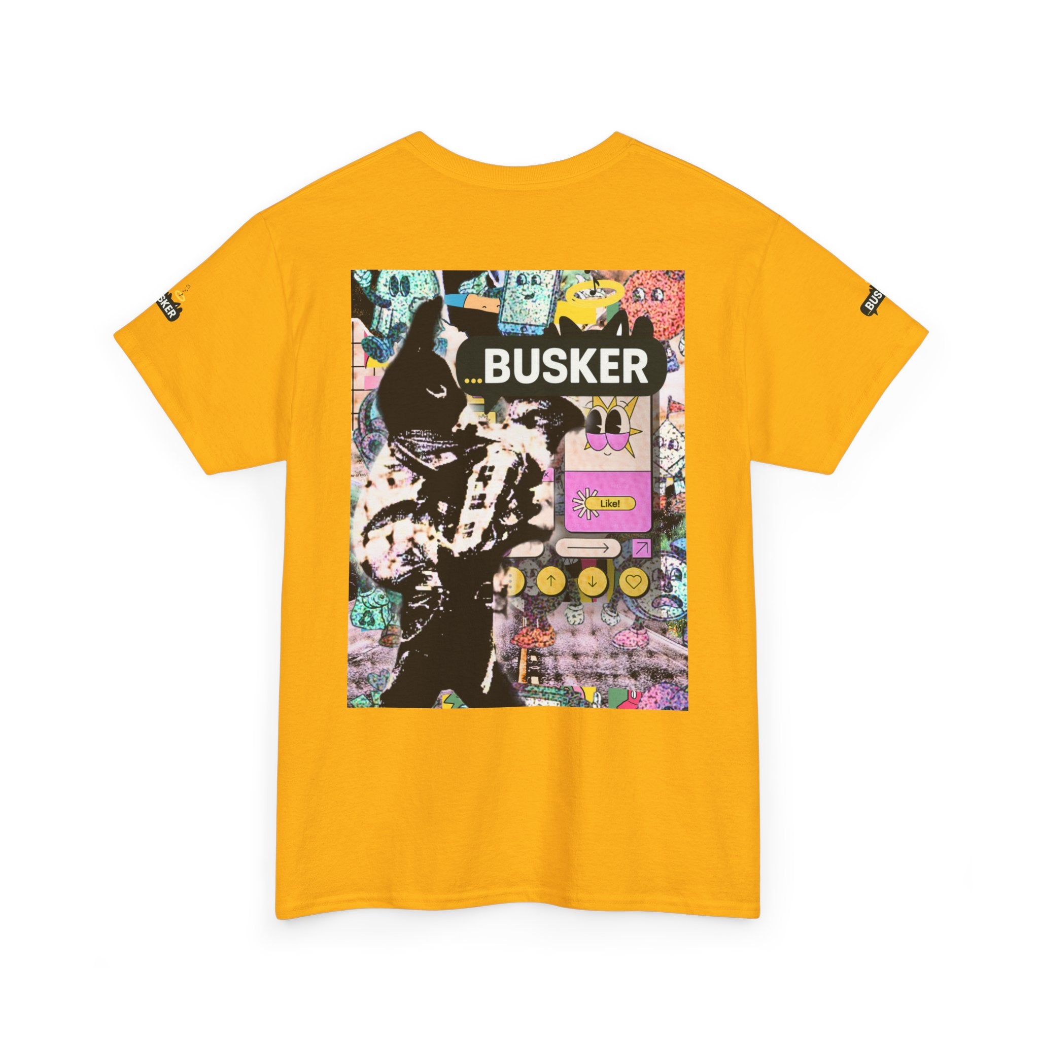 Grunge Art Busker Unisex Heavy Cotton Tee