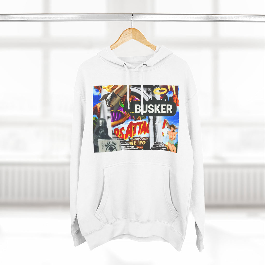 Vintage-Inspired Busker Fleece Hoodie