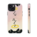 Cute Animal Phone Case, Tough Phone Cover for Pet Lovers, Gifts for Birthdays, Holidays, Music Lovers, Fun Tech Accessories