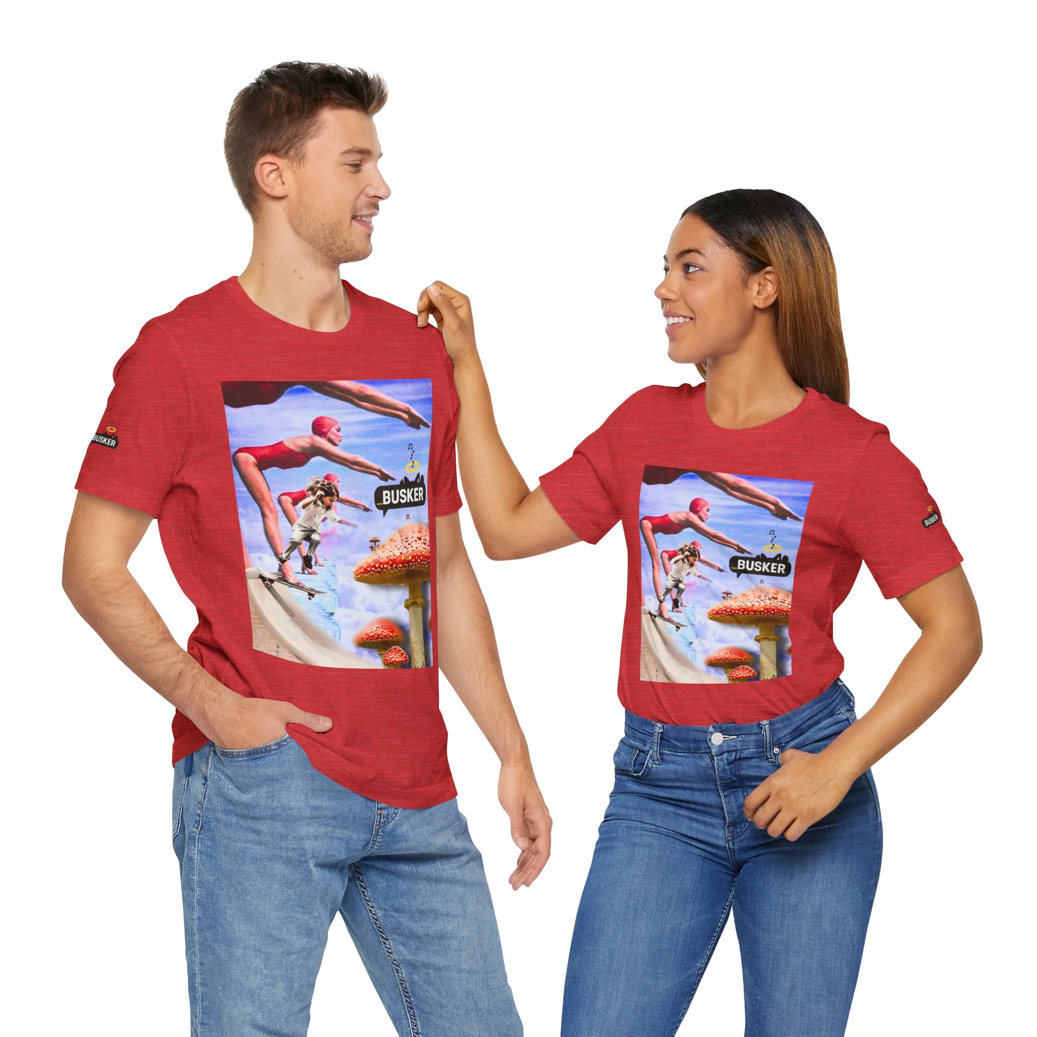 Busker Fun Graphic Tee - Unisex Jersey Short Sleeve