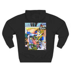 Three-Panel Fleece Hoodie