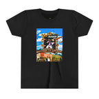 Golden Busker Youth Tee, Summer T-Shirt, Kids Casual Wear, Music Festival Swag, Gift for Young Artists