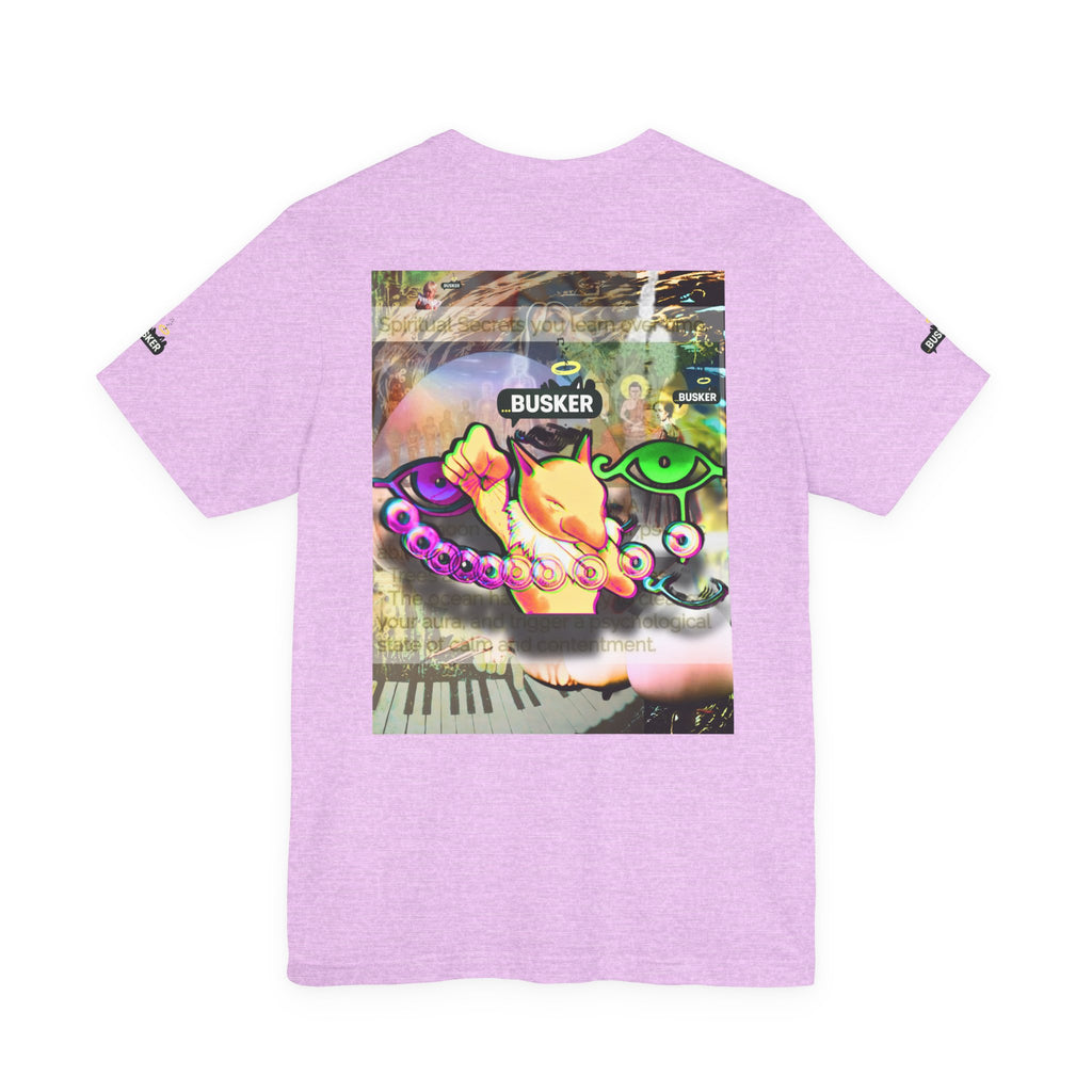 Vibrant Busker Art Tee for Creative Souls