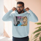 Whimsical Art Hoodie, Funny Graphic Sweatshirt, Unique Animal Designs, Cozy Gift for Kids & Teens, Perfect for Festivals & Casual Wear