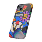 Colorful Phone Case, Cute Phone Accessories, Gift for Music Lovers, Fun Tech Gear, Unique Floral Design Case