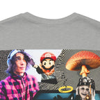 Busker Vibe Unisex Tee - Music & Art Collage Design