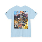 Busker Collage Graphic Tee — Vintage Music Poster Streetwear