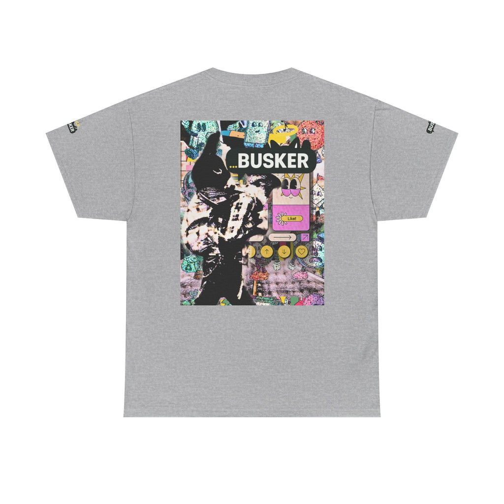 Grunge Art Busker Unisex Heavy Cotton Tee