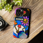 Colorful Phone Case, Cute Phone Accessories, Gift for Music Lovers, Fun Tech Gear, Unique Floral Design Case