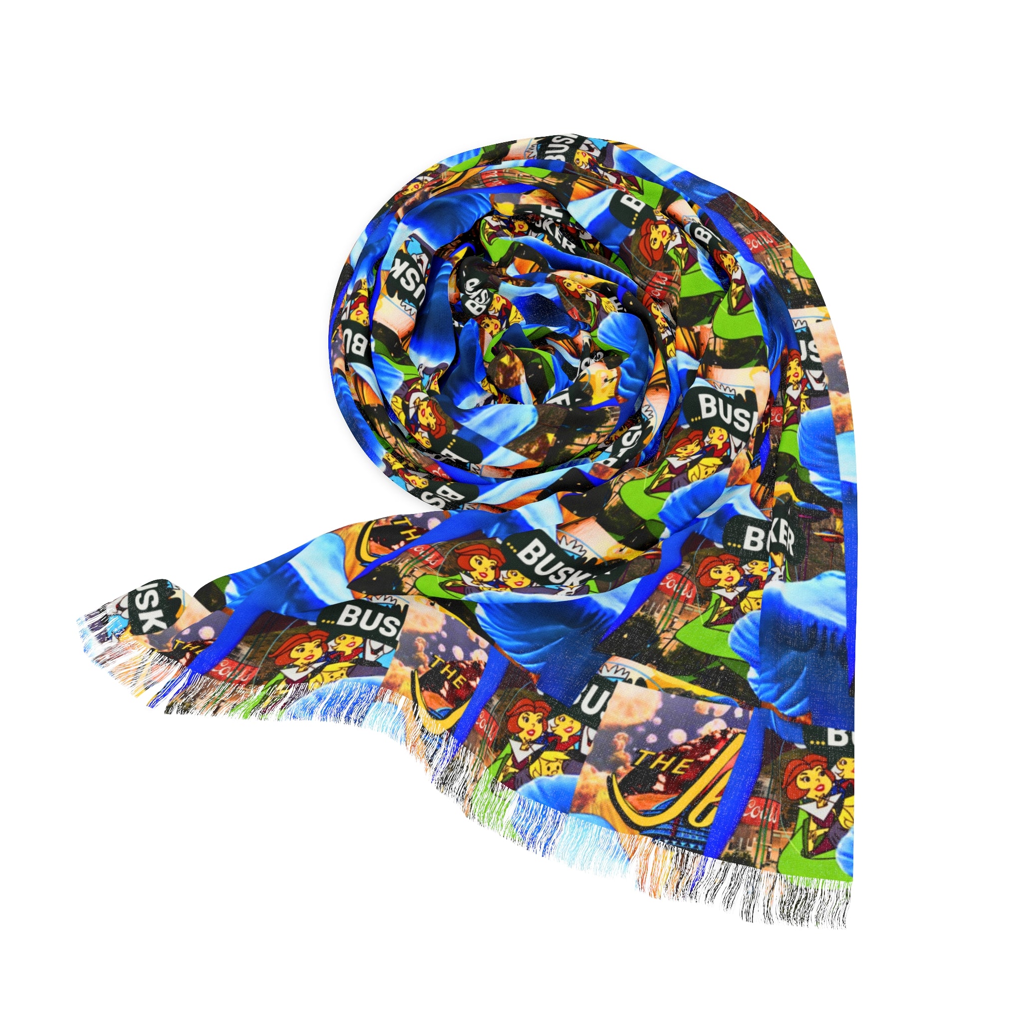 Vibrant Tropical Light Scarf for Summer Adventures