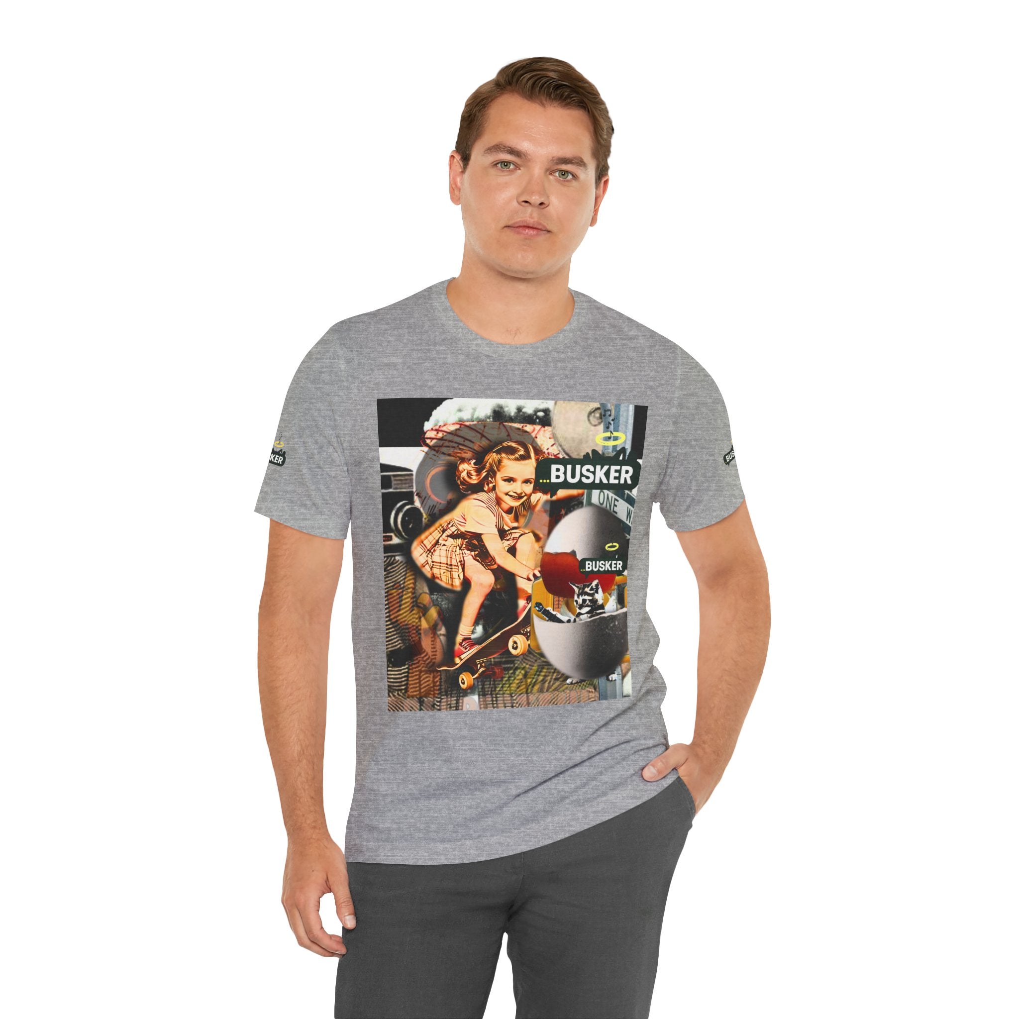 Vintage Skateboarding Graphic Tee - Streetwear for Creative Souls