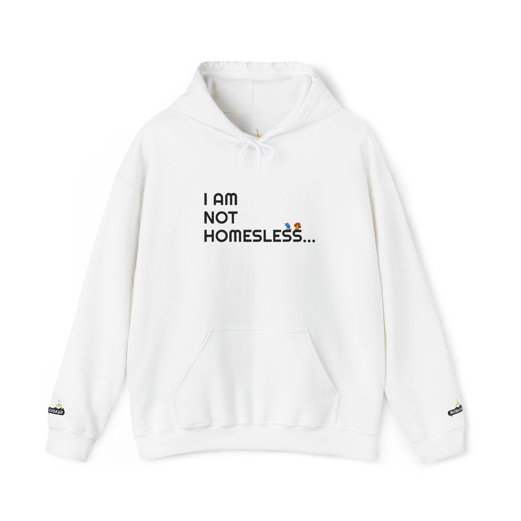Copy of Cozy Statement Hoodie - 'I AM NOT HOMELESS...' Design, Unisex Sweatshirt, Perfect for Casual Wear, Street Style, & Gift for Friends