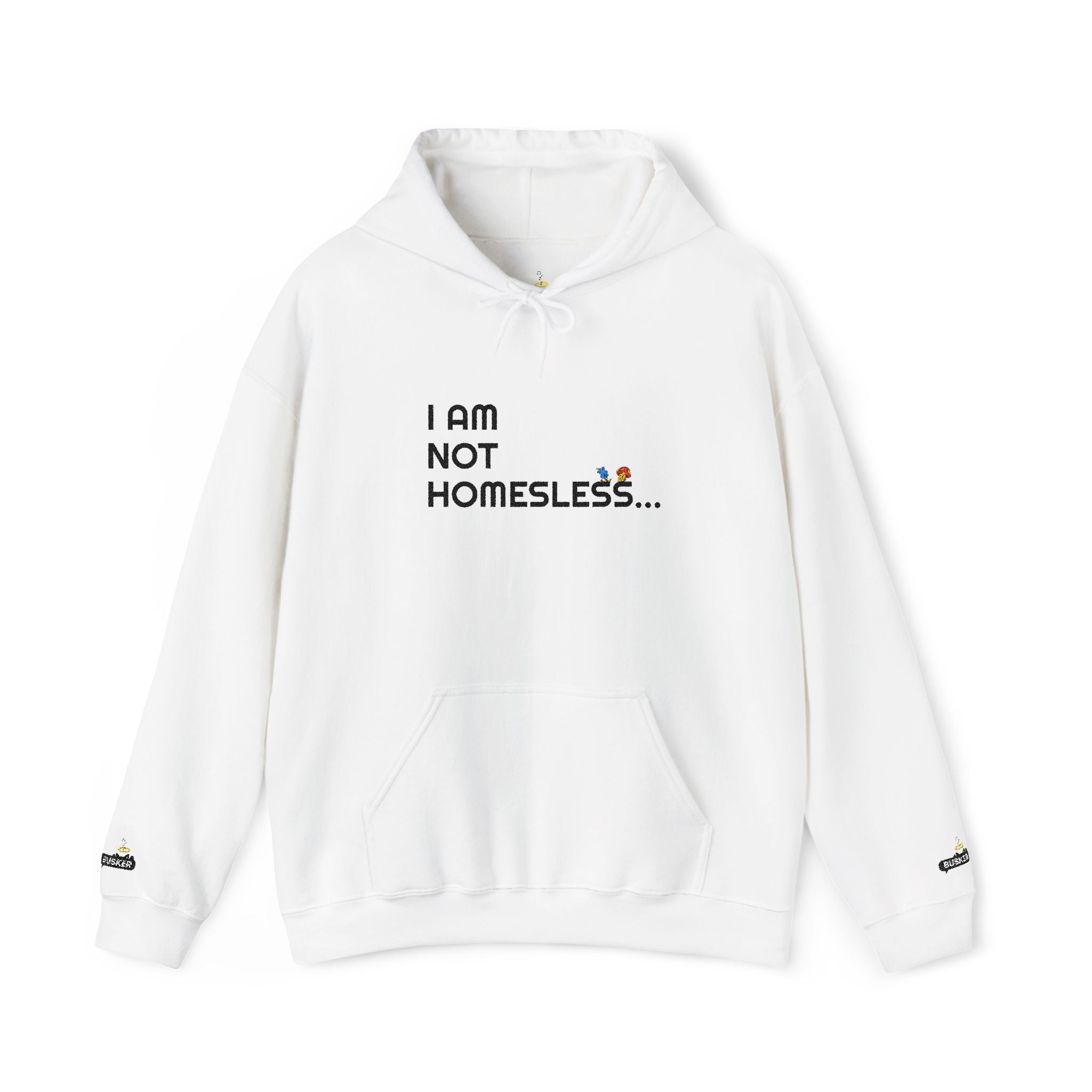 Copy of Cozy Statement Hoodie - 'I AM NOT HOMELESS...' Design, Unisex Sweatshirt, Perfect for Casual Wear, Street Style, & Gift for Friends